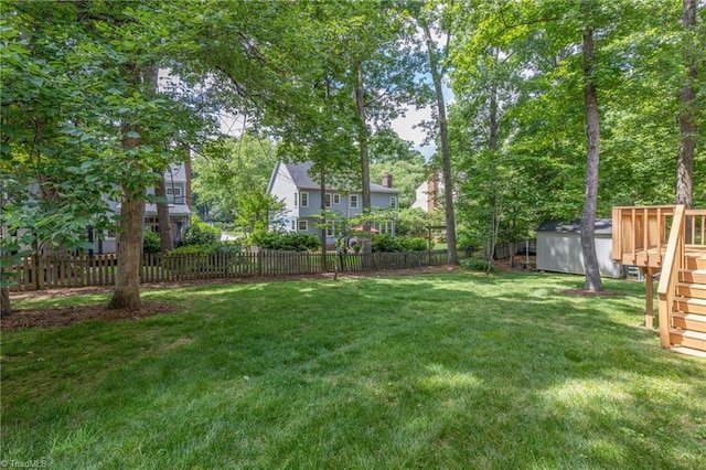 1113 Smokewood Dr, Apex, NC 27502 - view of yard