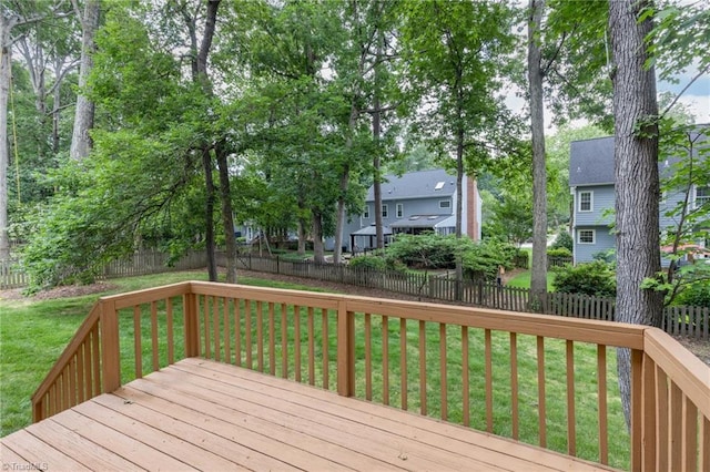 1113 Smokewood Dr, Apex, NC 27502 - wooden deck with a residential view