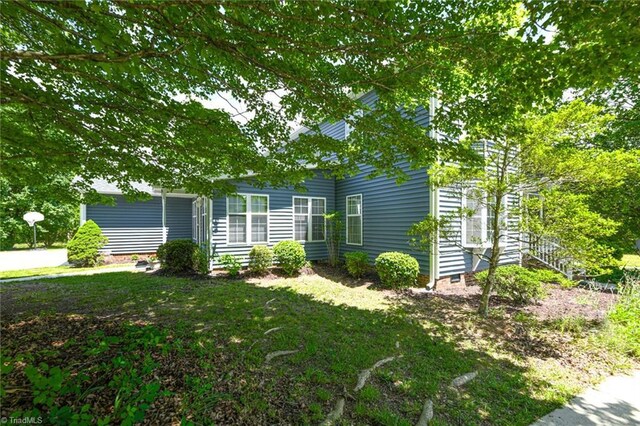 2377 Barber Rd, Elon, NC 27244 - view of front of property featuring a front yard