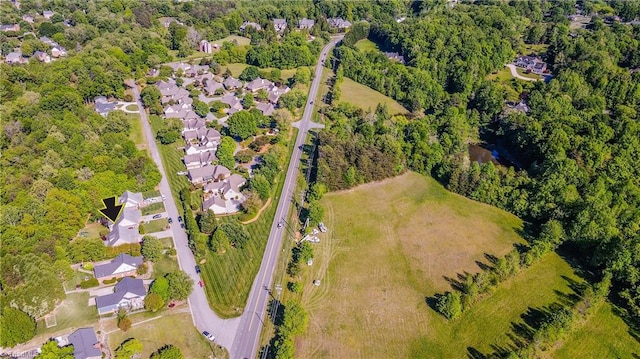 birds eye view of property featuring a residential view