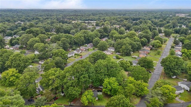 1105 Hawthorne Ln, Burlington, NC 27215 - bird's eye view of a heavily wooded area