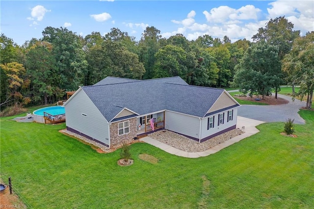 2106 Canaan Church Rd, Denton, NC 27239 - drone / aerial view