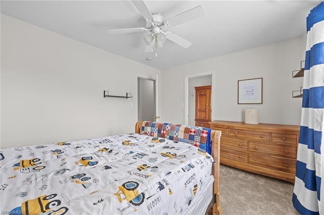 168 Redmeadow Dr, Advance, NC 27006 - carpeted bedroom with a ceiling fan