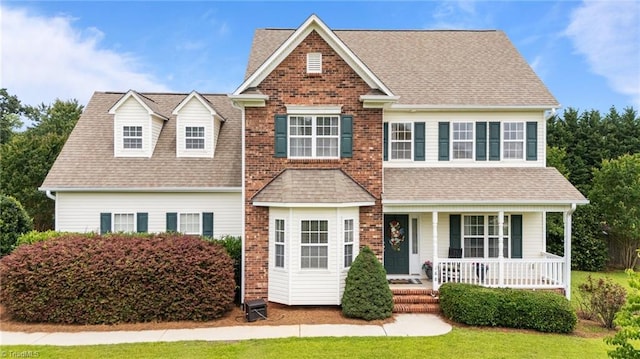 168 Redmeadow Dr, Advance, NC 27006 - view of front of home with a porch and roof with shingles