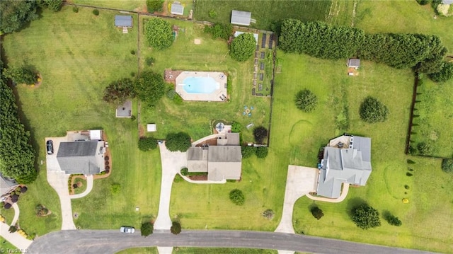 168 Redmeadow Dr, Advance, NC 27006 - bird's eye view of a pool area