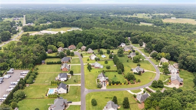 168 Redmeadow Dr, Advance, NC 27006 - aerial view of a heavily wooded area