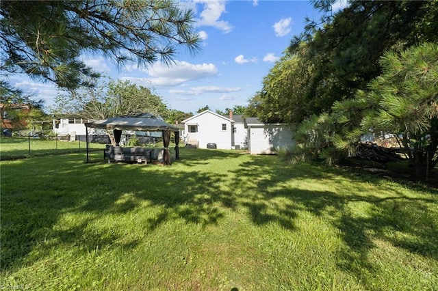 3121 Luther St, Winston-Salem, NC 27127 - view of yard with a gazebo