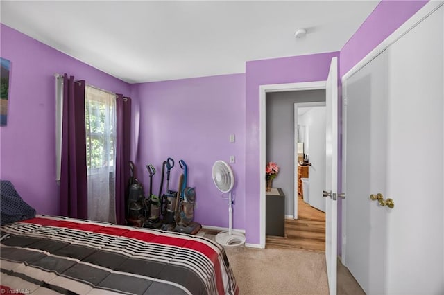 214 Stokes Forest Dr, King, NC 27021 - carpeted bedroom featuring baseboards