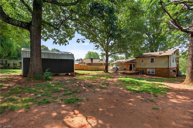 214 Stokes Forest Dr, King, NC 27021 - view of yard featuring an outbuilding