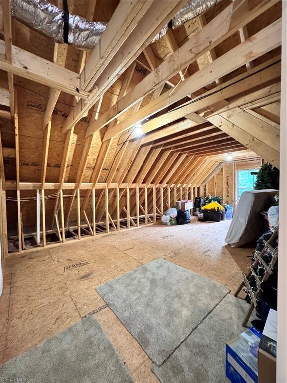 3064 Wesley Farm Ln, Sophia, NC 27350 - view of unfinished attic