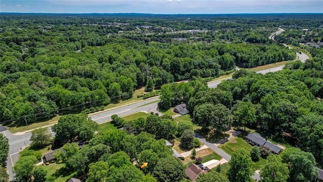 1274 Candlewood Dr, Elon, NC 27244 - drone / aerial view of a heavily wooded area