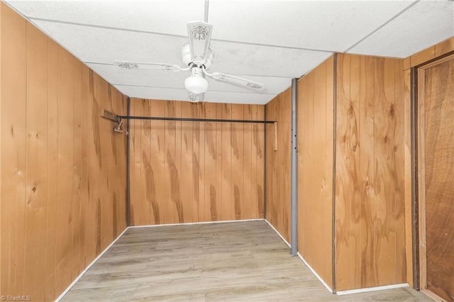 1788 Joshie Dr, Winston-Salem, NC 27103 - detailed view of a ceiling fan, wood finished floors, and wood walls