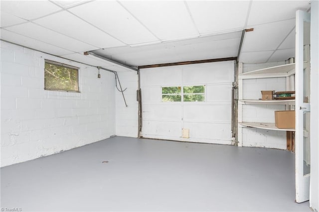 1788 Joshie Dr, Winston-Salem, NC 27103 - garage featuring concrete block wall