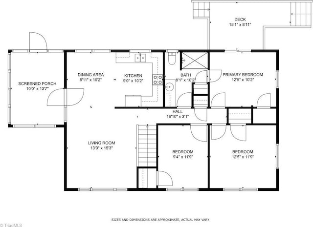 1788 Joshie Dr, Winston-Salem, NC 27103 - property floor plan