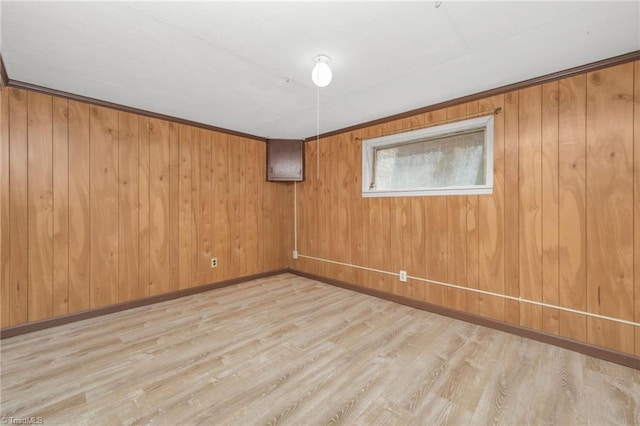 1788 Joshie Dr, Winston-Salem, NC 27103 - empty room with wood finished floors, baseboards, and wood walls