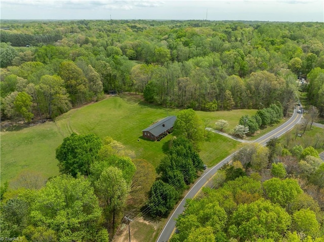 aerial view with a view of trees