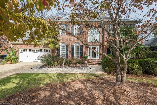 view of colonial inspired home