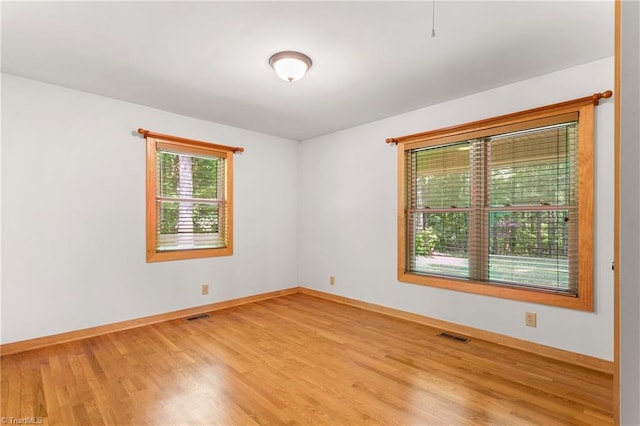 7849 Circle L Trl, Rougemont, NC 27572 - unfurnished room with light wood-type flooring and baseboards