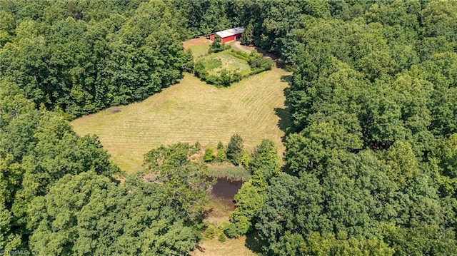7849 Circle L Trl, Rougemont, NC 27572 - aerial overview of property's location with a heavily wooded area