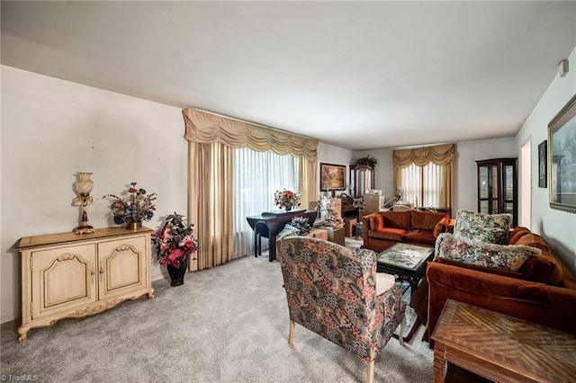 1204 Hobbs Rd, Greensboro, NC 27410 - living room featuring plenty of natural light and light carpet