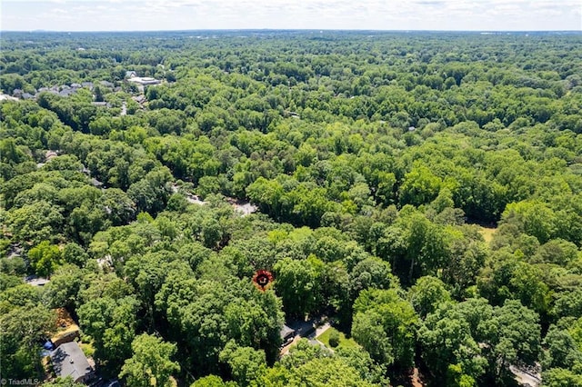1204 Hobbs Rd, Greensboro, NC 27410 - bird's eye view of a heavily wooded area