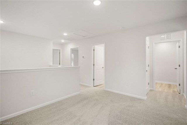 5365 Roshni Ter, Mcleansville, NC 27301 - spare room featuring recessed lighting, carpet flooring, and baseboards