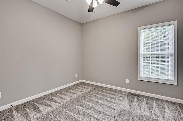 307 Lick Creek Church Rd, Denton, NC 27239 - carpeted empty room with ceiling fan and baseboards