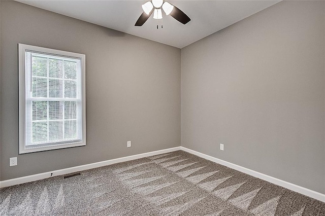 307 Lick Creek Church Rd, Denton, NC 27239 - unfurnished room featuring carpet flooring, baseboards, and ceiling fan