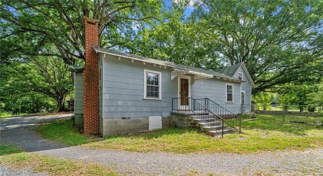 view of front of home