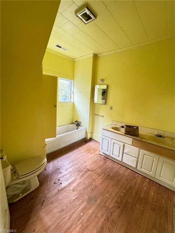 bonus room featuring light wood-type flooring