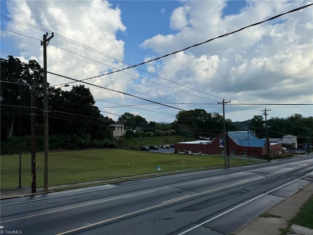 view of road