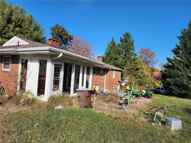 view of side of property