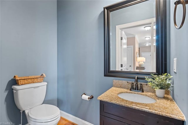 142 Covington Pl, Lewisville, NC 27023 - half bathroom featuring toilet and vanity