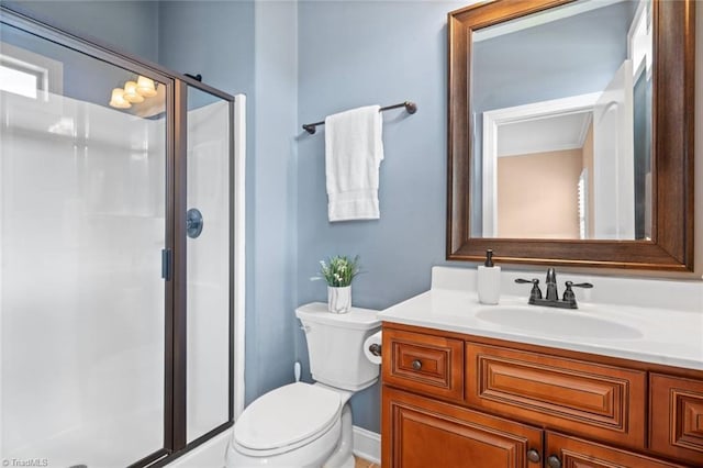 142 Covington Pl, Lewisville, NC 27023 - bathroom featuring a shower stall and vanity