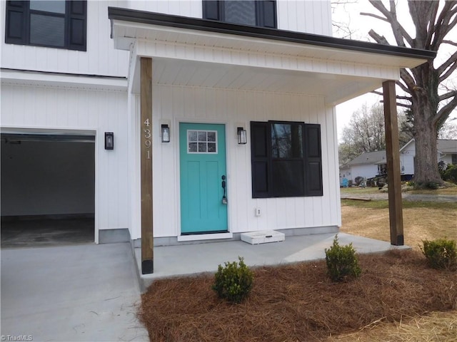 4391 Old Town Dr, Winston-Salem, NC 27106 - entrance to property with an attached garage