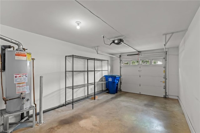 440 Marshall View Ct, Winston-Salem, NC 27101 - garage with water heater and a garage door opener