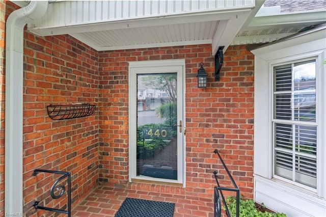 440 Marshall View Ct, Winston-Salem, NC 27101 - view of exterior entry with brick siding