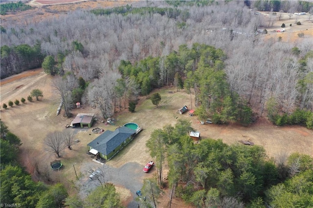 aerial view featuring a rural view