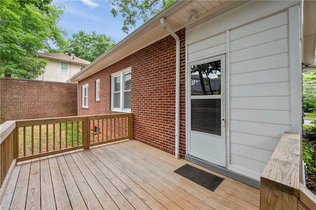 view of deck
