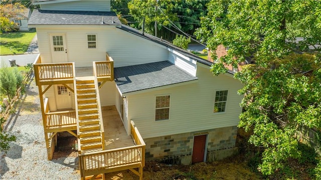 view of rear view of house