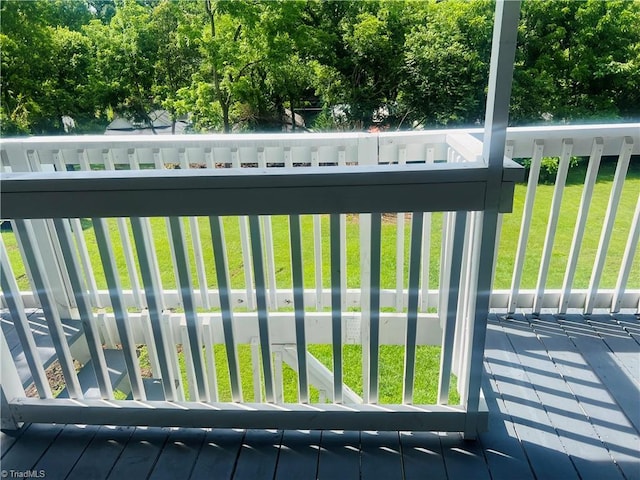 322 E Independence Blvd, Mount Airy, NC 27030 - wooden terrace featuring a lawn