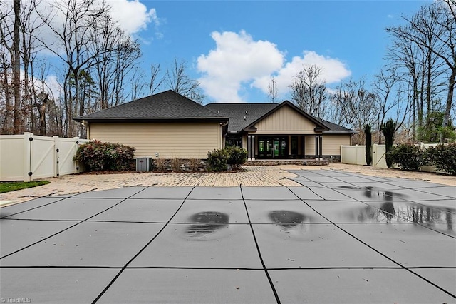 view of rear view of property