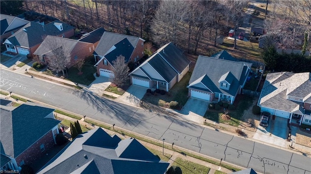 drone / aerial view featuring a residential view