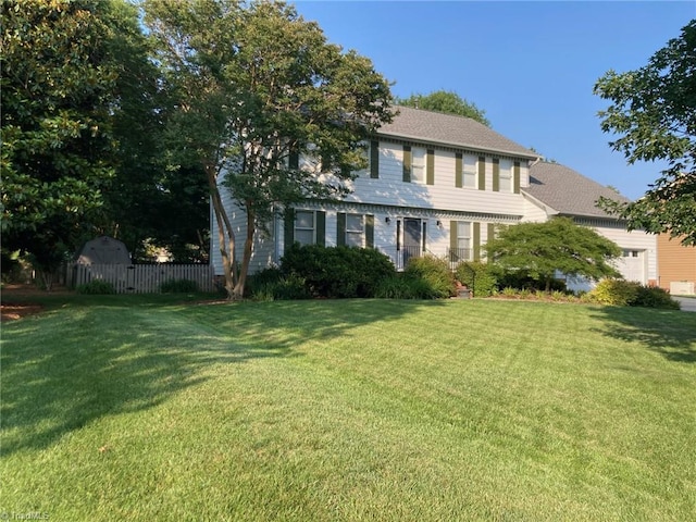 3908 Sandlewood Rd, High Point, NC 27265 - colonial house with a garage
