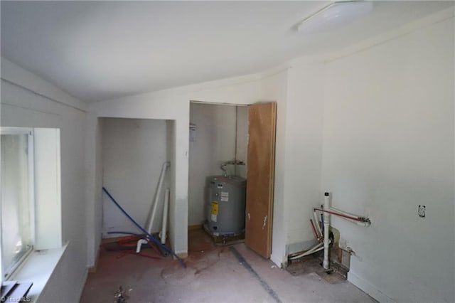 interior space with water heater