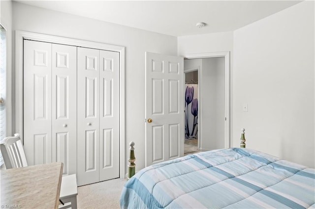 3207 Stavanger Ct, Winston-Salem, NC 27127 - bedroom with a closet and light carpet