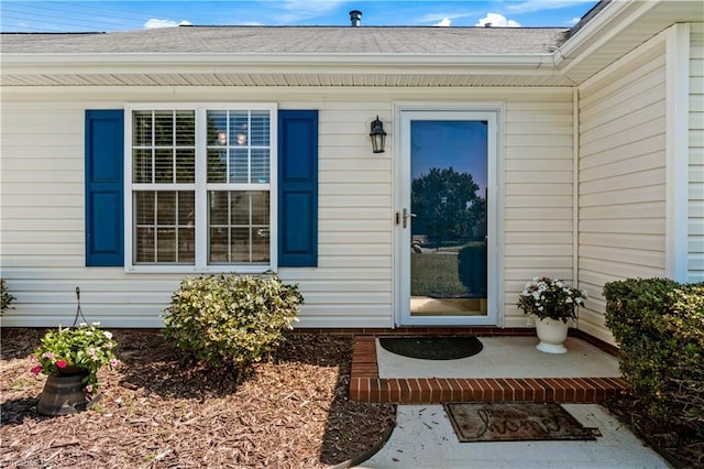 3207 Stavanger Ct, Winston-Salem, NC 27127 - property entrance featuring roof with shingles