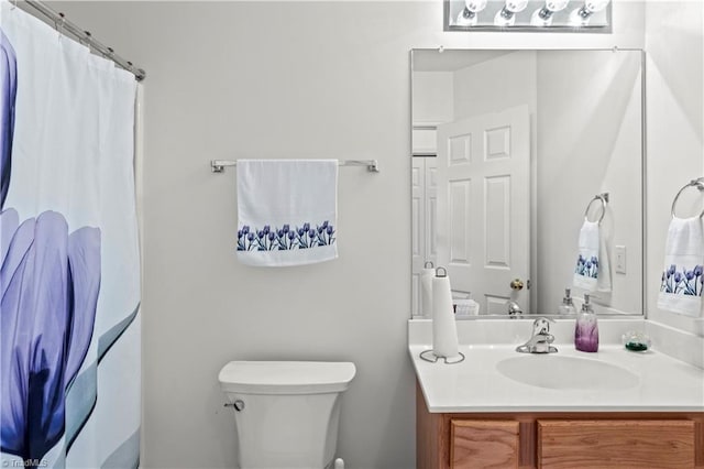 3207 Stavanger Ct, Winston-Salem, NC 27127 - bathroom featuring vanity and a shower with shower curtain
