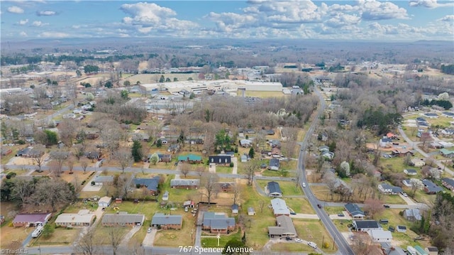 drone / aerial view featuring a residential view