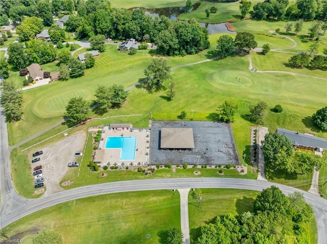 3922 Tam O Shanter Rd, Kernersville, NC 27284 - bird's eye view of a nearby body of water and a golf club